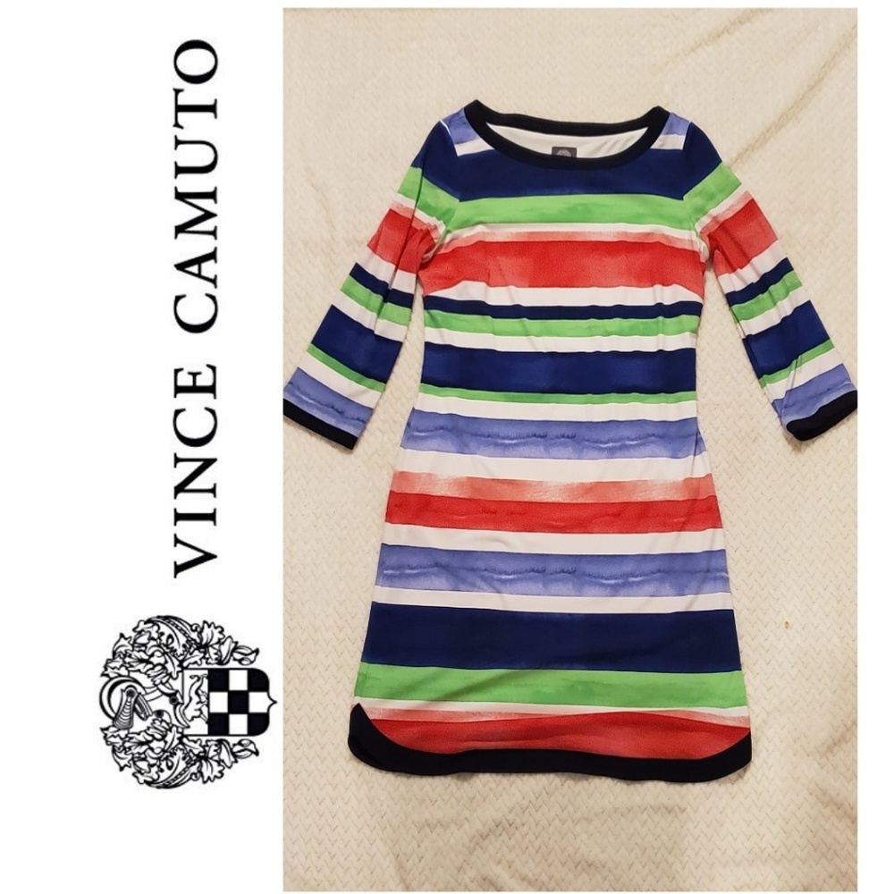 🔥5/$25  3/4 sleeve striped dress